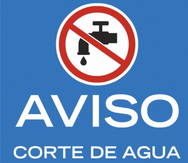 Mañana está previsto un corte en el suministro de agua en las tomas de las Lomas del Paretón, Los López, Los Guardianes y Los Andreos