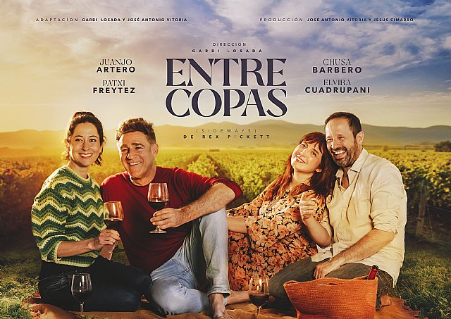 Elvira Cuadrupani, Juanjo Artero, Patxi Freytez y Chusa Barvero y protagonizan Entre copas - 1, Foto 1