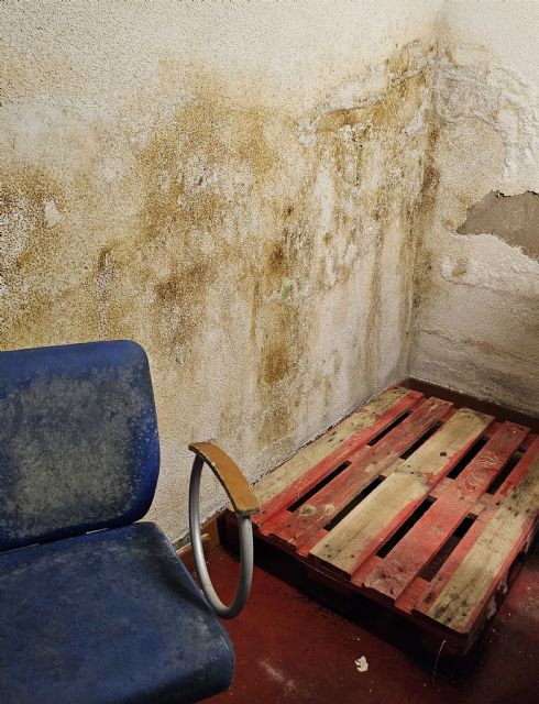 El PSOE exige una intervención urgente en el centro de mayores de El Esparragal, lleno de humedades, moho, aseos deteriorados, accesos inseguros y  espacios cerrados - 2, Foto 2