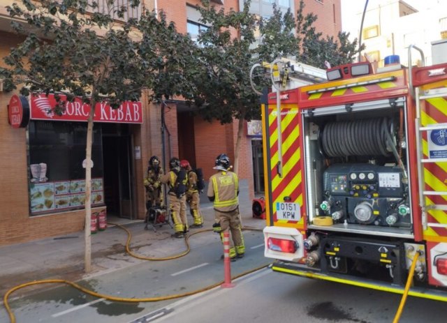 Incendio en un Kebab en Lorca - 1, Foto 1
