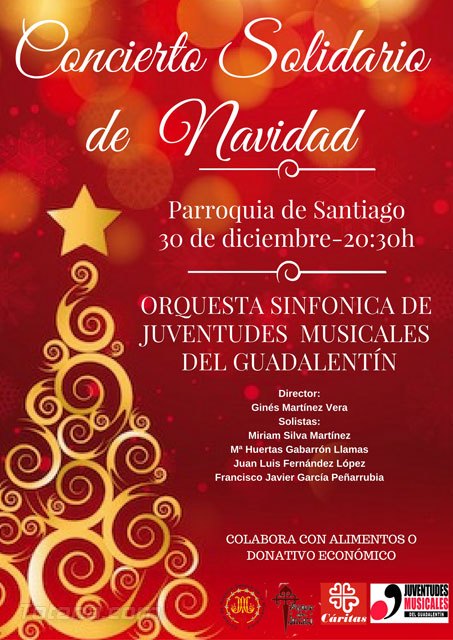La Orquesta Juventudes Musicales Comarca del Guadalentín realizará un concierto solidario de Navidad en Totana - 1, Foto 1