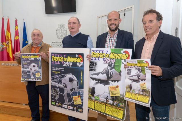 Los Clubes de Fútbol Base de Cartagena reunirá a 90 equipos en un Trofeo de Navidad solidario con los afectados por la DANA - 1, Foto 1