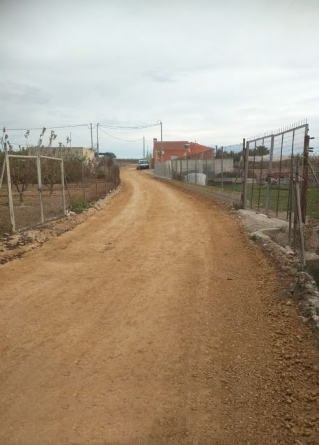 Varios caminos rurales de Las Torres de Cotillas ven mejoradas sus prestaciones - 1, Foto 1