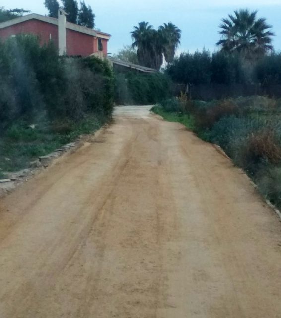 Varios caminos rurales de Las Torres de Cotillas ven mejoradas sus prestaciones - 2, Foto 2