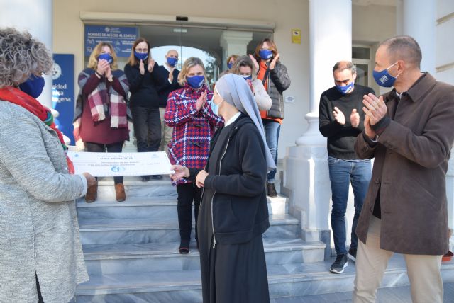 Las Hermanitas de los Pobres destinarán a calefacción la donación del ‘Gota a gota’ de la UPCT - 2, Foto 2
