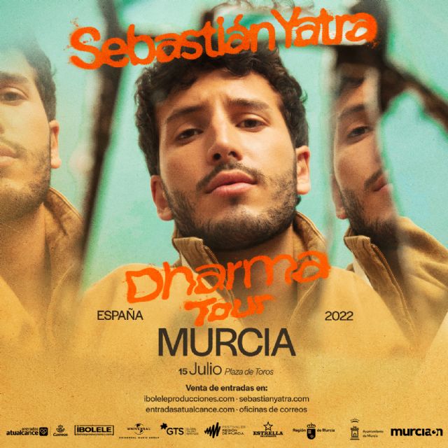 Sebastián Yatra estará en Murcia On 2022 con su nueva gira “Dharma” - 1, Foto 1