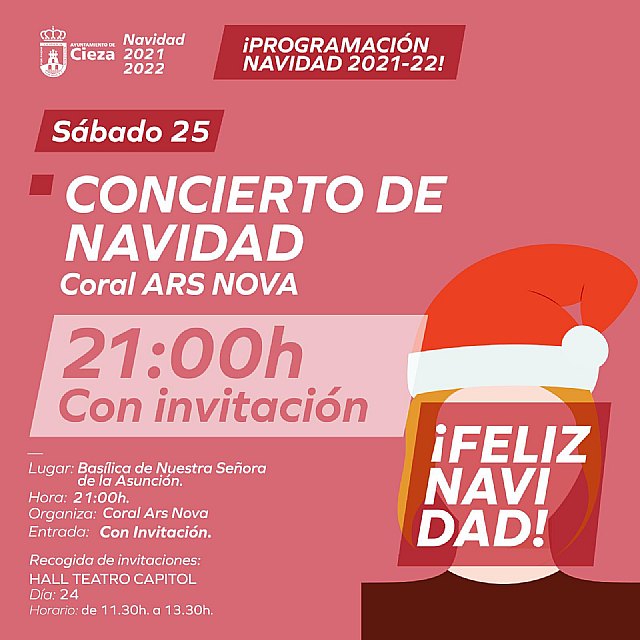 El concierto de Ars Nova cambia de hora a las 21 y será con invitación - 1, Foto 1