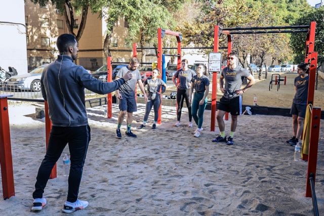 El municipio de Murcia cuenta desde hoy con cinco nuevas zonas de calistenia que permitirán practicar deporte al aire libre - 5, Foto 5