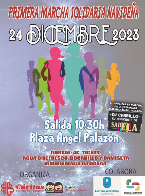 La primera marcha solidaria de Navidad se volcará con Cáritas y Sonrisas Solidarias - 1, Foto 1