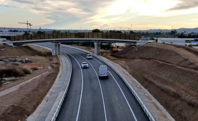 Repuesta la carretera regional RM-502 en Totana, tras finalizar los trabajos asociados para la construcción de la futura plataforma ferroviaria, Foto 2