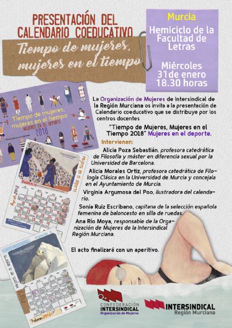 Presentación calendario tiempo de mujeres, mujeres en el tiempo. 2018 - 1, Foto 1