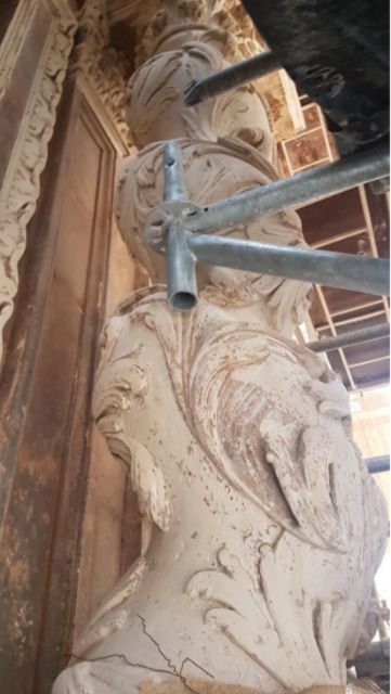 El PSOE muestra su preocupación por la fachada del Palacio de Guevara y exigirá en el Pleno al PP explicaciones por las nuevas tareas de restauración - 3, Foto 3