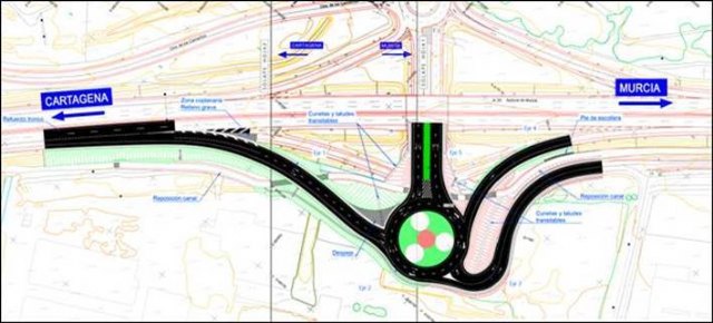 Mitma aprueba el expediente de información pública del proyecto de mejora del enlace 191 en el margen izquierdo de la A-30, en Cartagena - 1, Foto 1