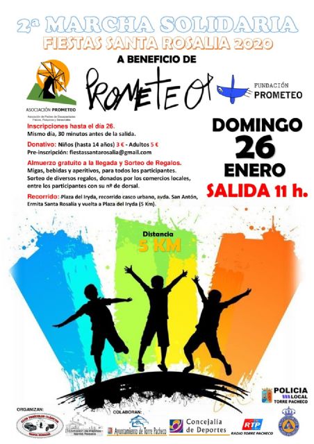 II Marcha Solidaria en Santa Rosalía a beneficio de Prometeo - 1, Foto 1
