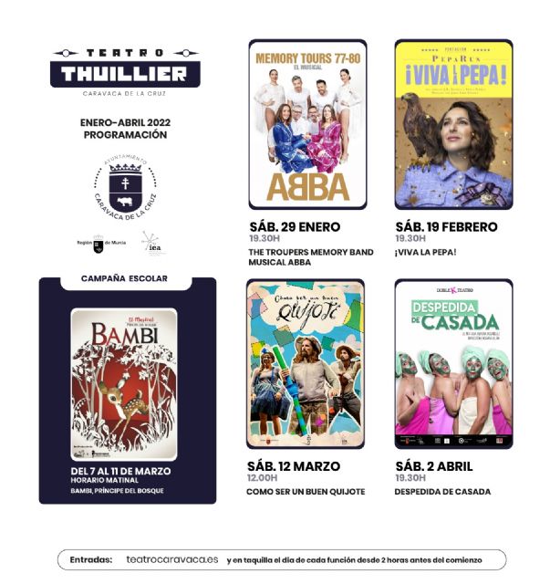 El Teatro Thuillier de Caravaca se integra en el Circuito Profesional de Artes Escénicas y oferta una programación cultural durante todo el año - 1, Foto 1