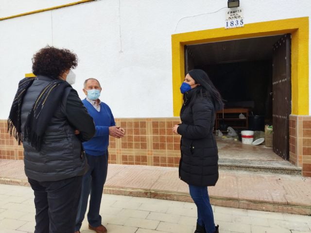 La alcaldesa, María Ángeles Túnez, visita las obras de la Ermita del Niño - 1, Foto 1