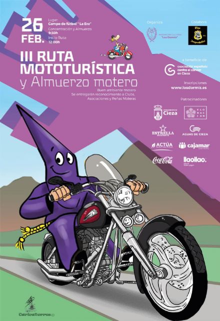 La ruta motera Floración 2023 de Los Dormis destinará parte de su recaudación a la Asociación Española contra el Cáncer - 1, Foto 1