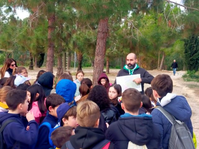 Alumnado de 4° de Primaria de Colegio de Fátima conoce el Proyecto Anillo Verde de Molina de Segura realizando un itinerario por la Rambla de las Monjas - 2, Foto 2