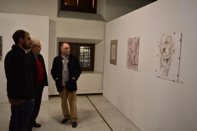 El Colegio de Arquitectos acoge una exposición de pintura realizada con vino - 1, Foto 1