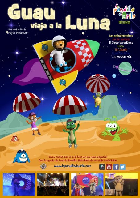 El musical infantil GUAU VIAJA A LA LUNA llega al Teatro Villa de Molina el sábado 25 de febrero - 1, Foto 1