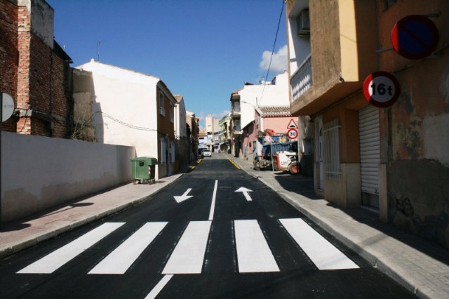 The section of the Caada Zamora that has been arranged between Avenida de Lorca and Santiago Street is opened to traffic, Foto 3