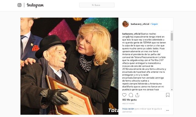 Bárbara Rey, muy enfadada por ser sustituida como presentadora de la Gala del Pregón del Carnaval, Foto 3