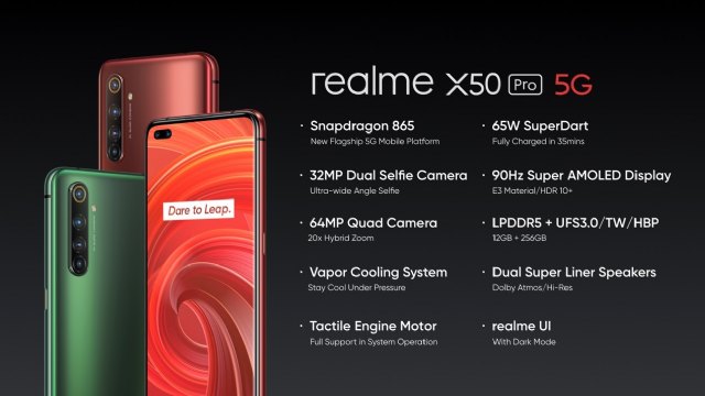 El realme X50 Pro 5G, oficialmente presentado a nivel global, uno de los primeros smartphones con Snapdragon™ 865 - 1, Foto 1