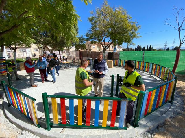 Los vecinos de La Ñora disfrutarán en primavera del renovado Jardín Calle Río Ebro - 1, Foto 1
