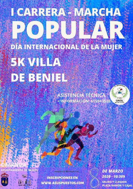 I Carrera - Marcha Popular - Día Internacional de la Mujer - Beniel 2020 - 1, Foto 1