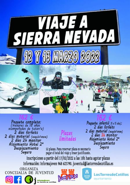 Esquí y snowboard como actividad de ocio para los jóvenes de Las Torres de Cotillas - 1, Foto 1