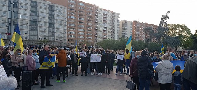 Los ucranianos residentes en Murcia muestran su apoyo a sus compatriotas - 3, Foto 3