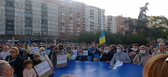 Los ucranianos residentes en Murcia muestran su apoyo a sus compatriotas - 5, Foto 5