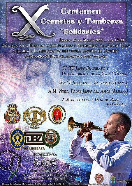 X Certamen de Cornetas y Tambores Solidarios, Foto 1