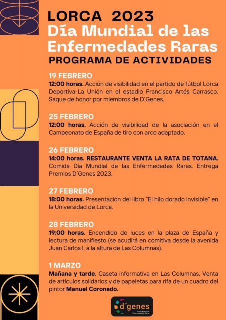 El Ayuntamiento de Lorca colabora con D'Genes en la conmemoración del Día de las Enfermedades Raras - 2, Foto 2