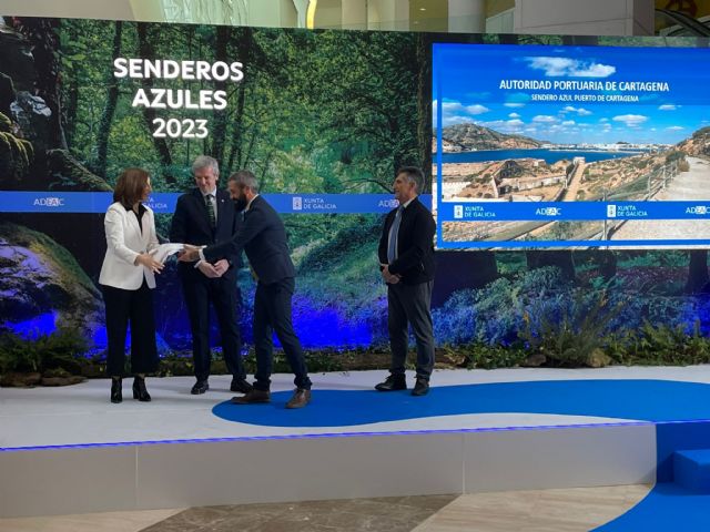 La Autoridad Portuaria de Cartagena recibe el distintivo de calidad de Sendero Azul Puerto de Cartagena - 1, Foto 1