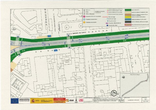 El Plan de Movilidad deja en mitad de la acera farolas y paradas de autobús - 5, Foto 5