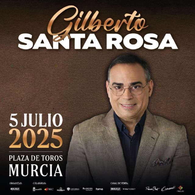 Murcia ON presenta a Gilberto Santa Rosa el 5 de julio en la Plaza de Toros - 1, Foto 1