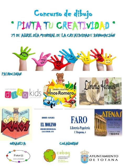 They organize a contest of drawing directed to schoolchildren of Primary Education with which it is tried to foment their imagination for the World Day of the Creativity and the Innovation, Foto 2