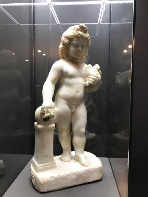 El Museo Arqueológico de Murcia exhibe las estatuas romanas de  la villa de Los Cantos de Bullas encontradas por la Guardia Civil - 2, Foto 2