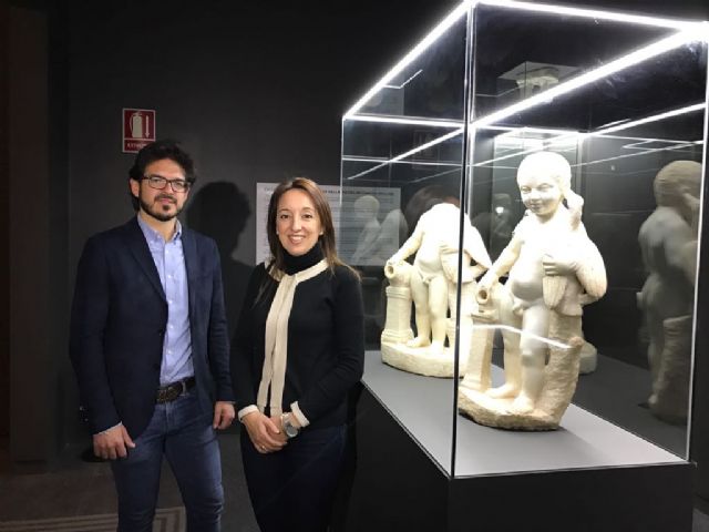 El Museo Arqueológico de Murcia exhibe las estatuas romanas de  la villa de Los Cantos de Bullas encontradas por la Guardia Civil - 3, Foto 3