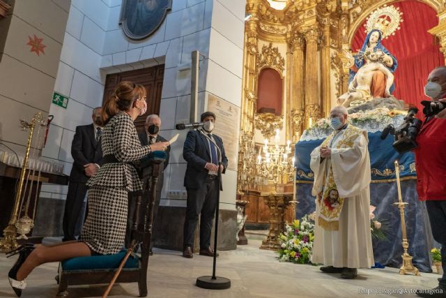 La alcaldesa agradece a la Virgen de la Caridad La Unión y cohesión de Cartagena durante la pandemia - 1, Foto 1