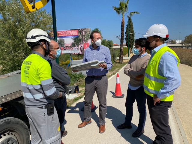 Murcia Río estrena un nuevo alumbrado Smart que funciona con energía solar y mejora la seguridad de los viandantes - 2, Foto 2