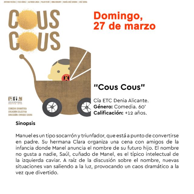 Teatro aficionado con ETC y su obra 'Cous Cous' - 1, Foto 1