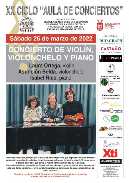 XX Ciclo Aula de Conciertos Concierto de violín, violonchelo y piano - 1, Foto 1