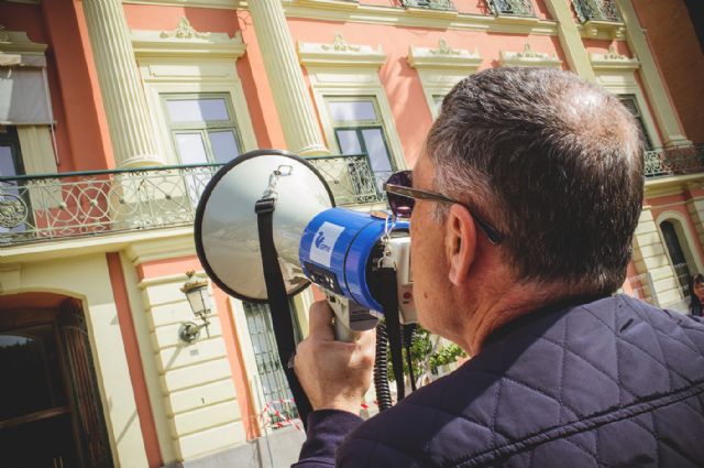 Continúan las movilizaciones del SIME para exigir la estabilización de todo el personal interino o temporal del Ayuntamiento de Murcia - 2, Foto 2
