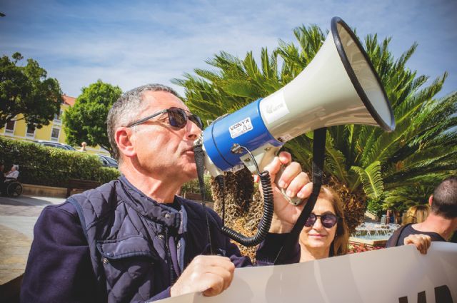 Continúan las movilizaciones del SIME para exigir la estabilización de todo el personal interino o temporal del Ayuntamiento de Murcia - 4, Foto 4