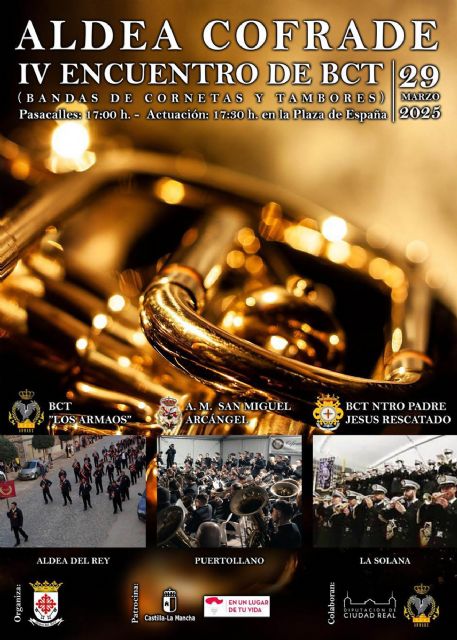 El Encuentro de Bandas de Cornetas y Tambores Aldea Cofrade, se consolida en su cuarta edición - 2, Foto 2