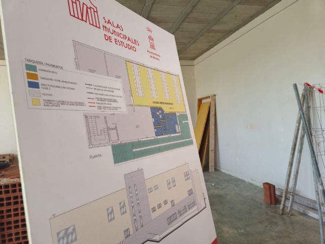 Arrancan las obras de la nueva Sala de Estudio 24 h que abrirá sus puertas en Monteagudo con cerca de 70 plazas - 4, Foto 4