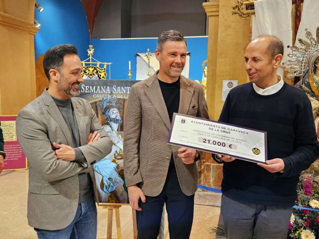 El Ayuntamiento de Caravaca refuerza su apoyo a la Semana Santa con una subvención de 21.000 euros a la Agrupación de Cofradías - 2, Foto 2