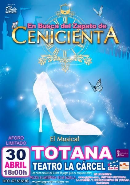 El musical infantil En busca del zapato de Cenicienta tendrá lugar el 30 de abril en el Centro Sociocultural La Cárcel, Foto 1